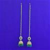 Antique Jhumki with Mehndi Plating