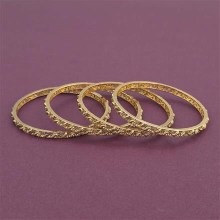 Antique Classic 4 Pc Bangles with Gold Plating