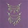 Antique Moti Ear Chain with Matte Gold Plating