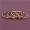 Antique Classic 4 Pc Bangles with Matte Gold Plating