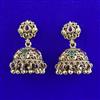 Antique Jhumki with Matte Gold Plating