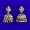 Antique Jhumki with Matte Gold Plating