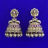 Antique Jhumki with Matte Gold Plating