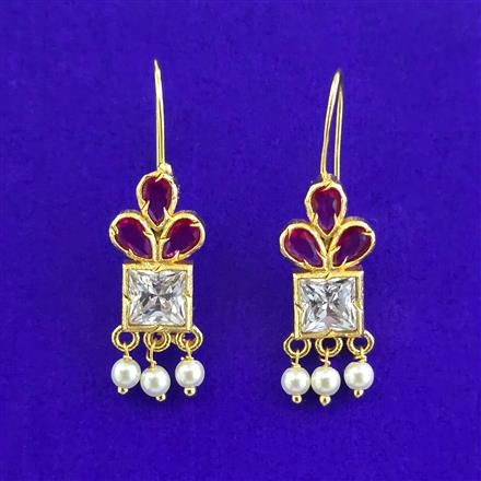 Antique Moti Earring with Gold Plating