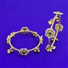 Antique 2 Pc Classic Bangles with Gold Plating