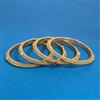 Antique 4 Pc with Matte Gold Plating