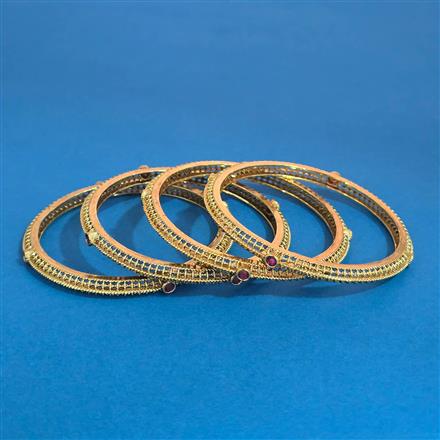 Antique 4 Pc with Matte Gold Plating