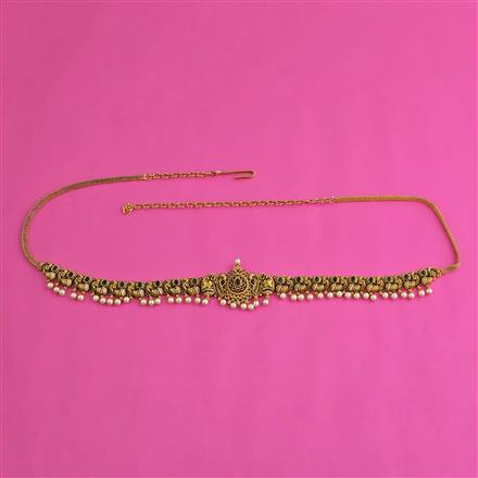 Antique South Indian Belt with Matte Gold Plating