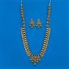 Antique Temple Necklace with Matte Gold Plating