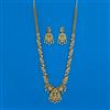 Antique Temple Necklace with Matte Gold Plating