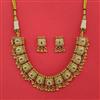 Antique Classic Necklace with Matte Gold Plating