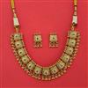 Antique Classic Necklace with Matte Gold Plating