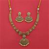 Antique Classic Necklace with Matte Gold Plating