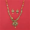 Antique Classic Necklace with Matte Gold Plating