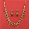 Antique Classic Necklace with Matte Gold Plating