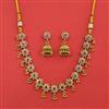 Antique Classic Necklace with Matte Gold Plating