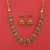 Antique Classic Necklace with Matte Gold Plating