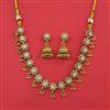 Antique Classic Necklace with Matte Gold Plating