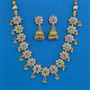 Antique Classic Necklace with Matte Gold Plating