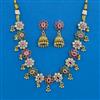 Antique Classic Necklace with Matte Gold Plating