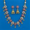 Antique Classic Necklace with Matte Gold Plating