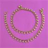 Antique Plain Gold Payal with Gold Plating