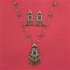 Antique Classic Pendant Set with Mehndi Plating