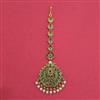 Antique Moti Tikka with Matte Gold Plating