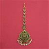 Antique Moti Tikka with Matte Gold Plating