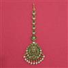 Antique Moti Tikka with Matte Gold Plating