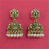 Antique Jhumki with Matte Gold Plating