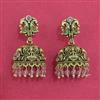 Antique Jhumki with Matte Gold Plating