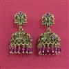 Antique Jhumki with Matte Gold Plating