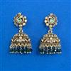 Antique Jhumki with Matte Gold Plating