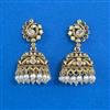 Antique Jhumki with Matte Gold Plating