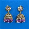 Antique Jhumki with Matte Gold Plating