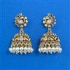Antique Jhumki with Matte Gold Plating