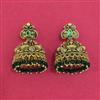 Antique Jhumki with Matte Gold Plating