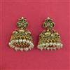 Antique Jhumki with Matte Gold Plating