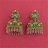 Antique Jhumki with Matte Gold Plating