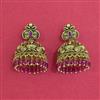 Antique Jhumki with Matte Gold Plating