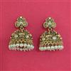 Antique Jhumki with Matte Gold Plating