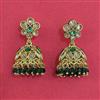 Antique Jhumki with Matte Gold Plating