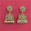 Antique Jhumki with Matte Gold Plating
