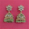 Antique Jhumki with Matte Gold Plating