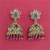 Antique Jhumki with Matte Gold Plating