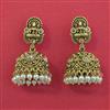 Antique Jhumki with Matte Gold Plating