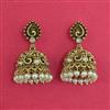 Antique Jhumki with Matte Gold Plating