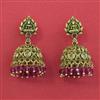 Antique Jhumki with Matte Gold Plating