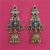 Antique Heritage Earring with Matte Gold Plating